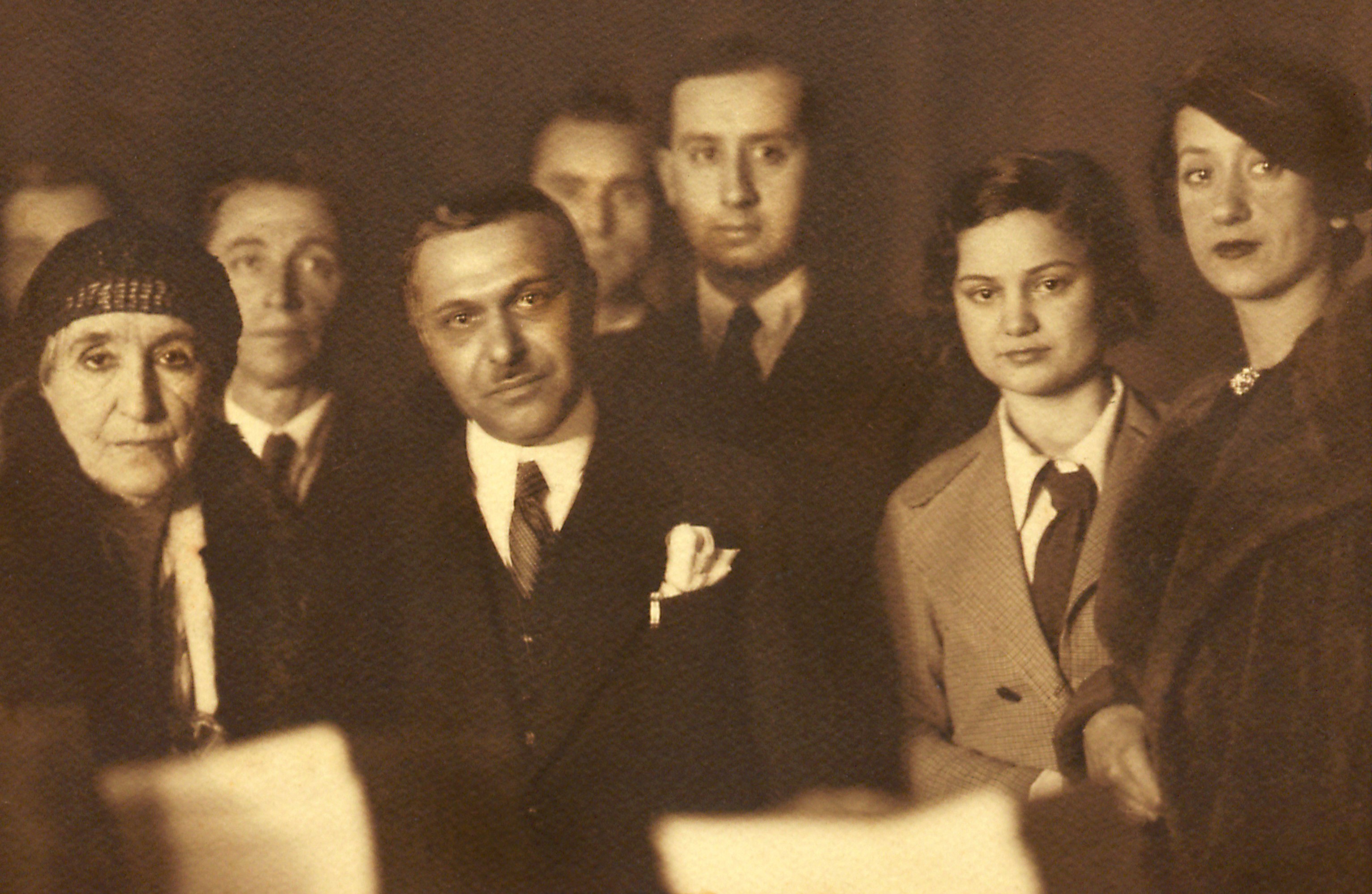 Aziz Ogan, with his daughter Jale İnan